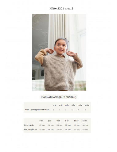 Mönsterhäfte 2201 Sisu Barn Svenk Text