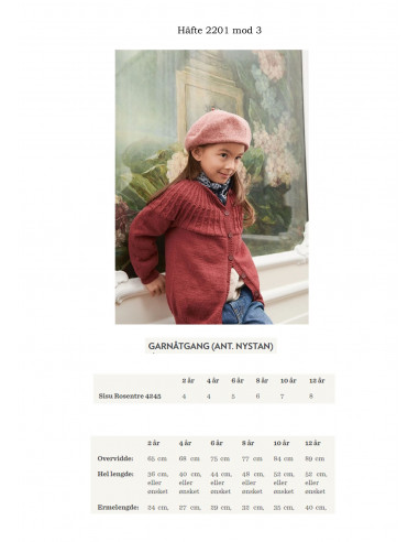 Mönsterhäfte 2201 Sisu Barn Svenk Text