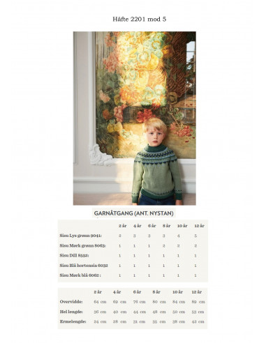 Mönsterhäfte 2201 Sisu Barn Svenk Text