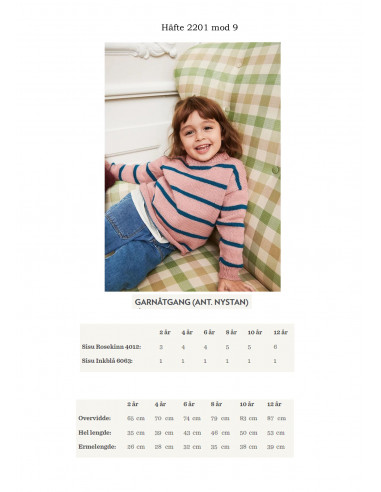 Mönsterhäfte 2201 Sisu Barn Svenk Text