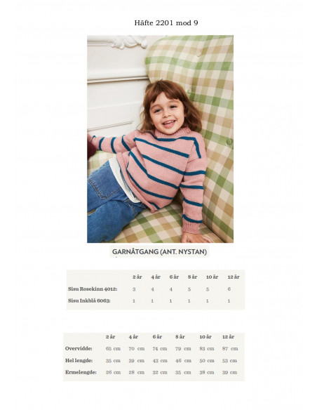 Mönsterhäfte 2201 Sisu Barn Svenk Text