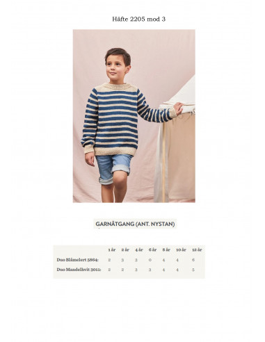 Mönsterhäfte 2205 Bomull Barn Svensk Text