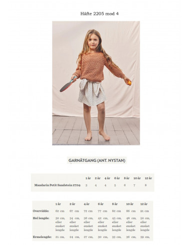 Mönsterhäfte 2205 Bomull Barn Svensk Text