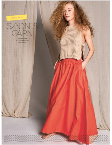 Mönsterhäfte 2204 Dame  Bomull Svensk text