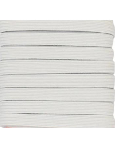 resårkarta 3m 6mm Vit