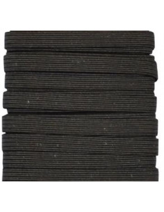 Resårkarta 3m 6mm Svart